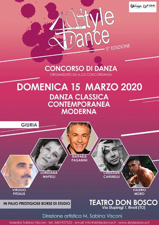 Concorso di danza accademico 4 Style Dance 2010